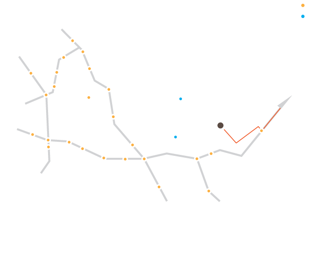 영동고속도로 이용(영동[문박IC]>42국도) 총거리:약15km/예상소요시간:약15분